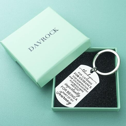 Davrock Thank You Keychain Key Chains Gifts for Coworkers Stocking Stuffers for Teacher employee Retirement gifts appreciation Gifts Keychain for Mentor Coworker Leaving Gifts in Saudi Arabia