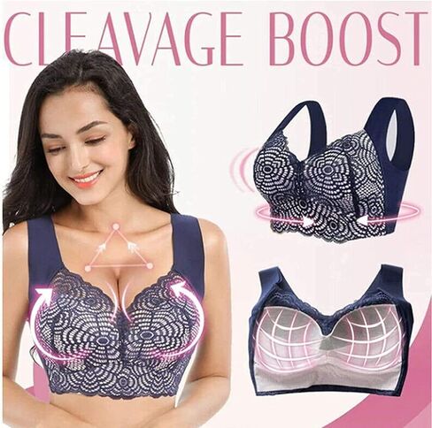 Air Exsecret Ultimate Lift Stretch Full-Figure Seamless Lace Cut-Out Bra, Extra Lift Bras for Women for Sports and Sleep in Saudi Arabia