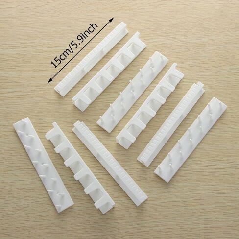 HomeSoGood 9 قطع حامل مجوهرات خطاطيف تخزين لاصقة للتعليق على الحائط مناسبة لعرض الخواتم والقلائد والأساور in Kuwait