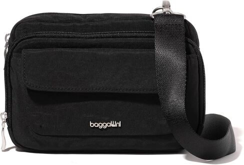 Baggallini Double Zip Convertible Crossbody in Saudi Arabia