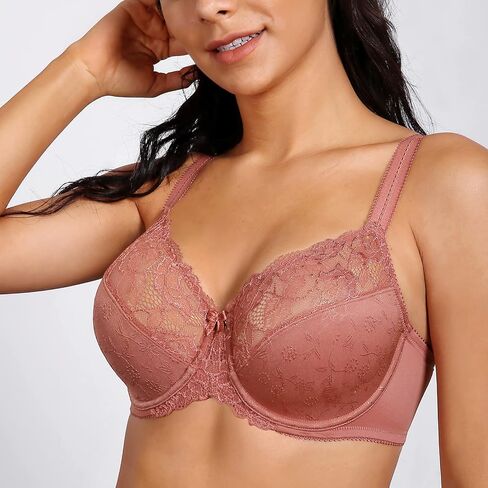 حمالة صدر نسائية DELIMIRA مقاس كبير بتغطية كاملة غير مبطنة من Underwire in Saudi Arabia