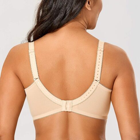 حمالة صدر نسائية DELIMIRA مقاس كبير بتغطية كاملة غير مبطنة من Underwire in Saudi Arabia