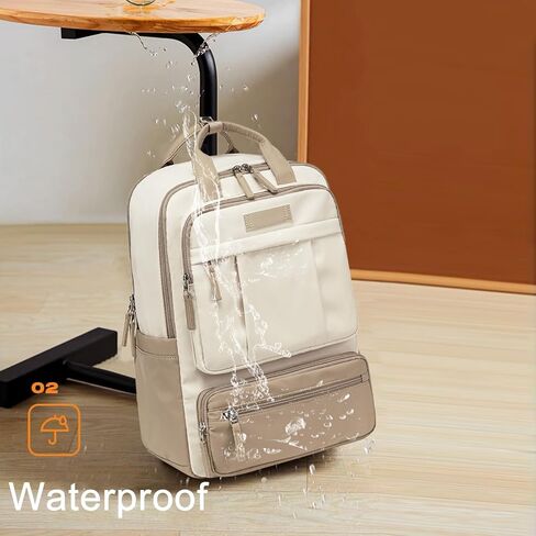 Bluboon Laptop Backpack for Women Waterproof Carry On Backpack Work Business Travel Bookbag Fashion College Schoolbag (Peacock blue) in Saudi Arabia