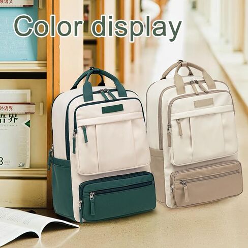 Bluboon Laptop Backpack for Women Waterproof Carry On Backpack Work Business Travel Bookbag Fashion College Schoolbag (Peacock blue) in Saudi Arabia