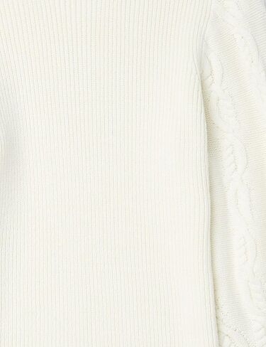 Cable Stitch Women's Cable Sleeve Ribbed Sweater - Mock Neck Long Blouson Lantern Sleeve Pullover Top in Kuwait