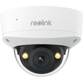 REOLINK RLC-1240A First 12MP Vandalproof PoE Security Camera,145° Wide Viewing Angle, Featuring Color Night Vision, Two-Way Audio, Smart Person/Vehicle/Animal Detection, IP67 Weatherproof