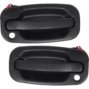 BINWUHI 2PCS Front Driver & Passenger with Key Hole Exterior Door Handles Compatible with Chevy Silverado, Avalanche, Suburban, Tahoe, GMC Sierra, Yukon Cadillac Escalade Replaces# 15034985, 15034986