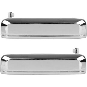 Lcyolada Pair of Exterior Door Handles for Nissan Hardbody 1986-1994,Nissan D21 1986-1994, Nissan Pickup 1995-1997,Chrome