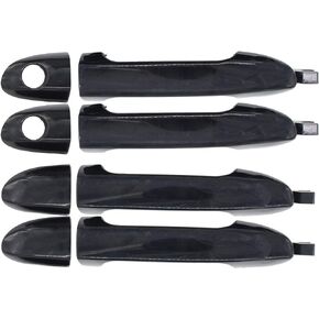 NewYall Pack of 4 Front Rear Left Driver and Right Passenger Side Exterior Outside Outer Door Handle