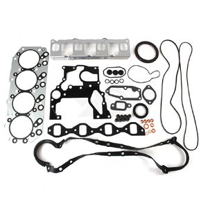 4JB1 4JB1T Overhaul Gasket Set for Isuzu Pickup ELF NKR NHR Truck Mustang Bobcat 843 853 1213 960 2060 2070 Kobelco Excavator SK60-3 SK70SR