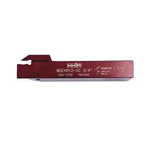 HHIP 2207-0625 Right Hand MGEHR10-2B External Grooving Tool Holder, 5/8" x 4 1/2"