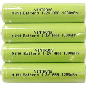 VI VINTRONS Ni-MH Battery 1.2V 1000mAh Replacement for Sennheiser RS120, RS-120, RS130, RS-130, RS160, RS170, RS180, RS195, PXC 250-II PXC 350 PXC 450 HDR 170 Headphone,
