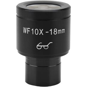 WF10X 18mm High Eyepoint Wide Angle Eyepiece Lens for Biological Microscope