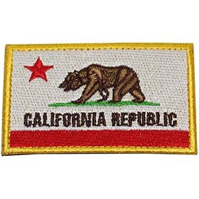 BirchRiver 3 × 2 رقعة علم ولاية كاليفورنيا - حقيبة ظهر تكتيكية بشعار مطرز - الظهر: خطاف وحلقة in Kuwait