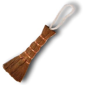 KAKURI Bonsai Broom Brush Small 4.3" Professional Gentle Small Broom, Japanese Bonsai Tool