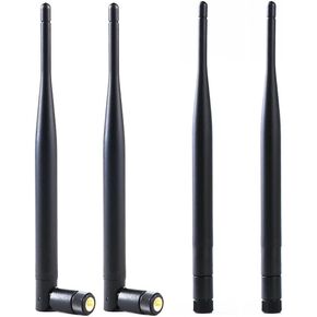 4 x 5dBi High Gain 915MHz Lora Antenna Indoor SMA Male Omni-Directional Antenna for LoRa LoraWAN Gateway, HNT, SDR, IOT Devices (4PCS)
