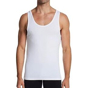 Nike Essential Cotton Stretch Tank 3Pk, White, Medium