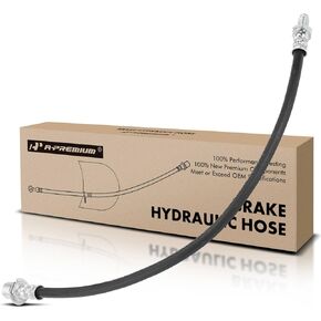 A-Premium Front Driver Side Brake Hydraulic Hose Compatible with Select Toyota Models - Tacoma 1995-2004, with 5-Lug Wheels - Replace# 9094702B40