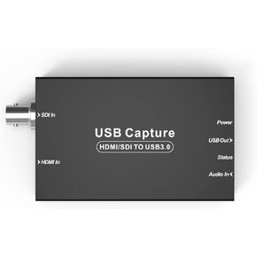 بطاقة التقاط AVKANS HDMI SDI، بطاقة التقاط USB للكاميرا الخارجية، بث وتسجيل مع DSLR، كاميرا PTZ بدقة 1080p60 للبث المباشر، إنتاج الفيديو، على OBS، vMix، Zoom، Teams، PC/Mac in Kuwait
