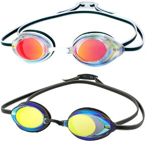 Swim Goggles, Swimming Goggles 2 Pack UV Protection Anti Fog Swim Goggles for Adult, Men, Women, Youth