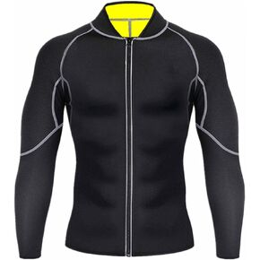Men Long Sleeve Wetsuit, Full Body Diving Suit Top Jacket Elastic Breathable Diving Clothes Diving Top L Size for Diving Snorkeling