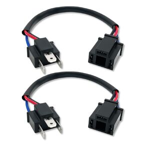 DAMA 9003 H4 HB2 Headlight Bulb Socket Wire Harness Extension Connector for High Beam and Low Beam | One Pair Deal