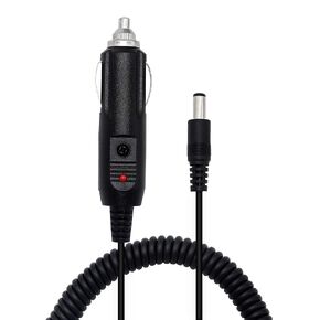 DC5.5x2.1mm Male to 12V Car Cigarette Lighter Plug Adapter Coiled Cable YOUCHENG for Car, Truck, Bus