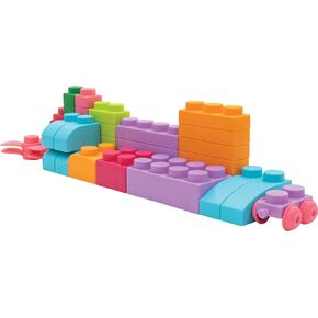 UNiPLAY Plus Soft Building Blocks — Creativity Toy, Educational Play, Cognitive Development, Early Learning Stacking Blocks for Infants and Toddlers, Primary (42-Piece Set)