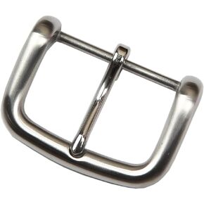 SENWA Stainless Steel Mirror Single Prong Square Belt Buckle-1.6"(40mm) for 1.5"(38mm) Belt