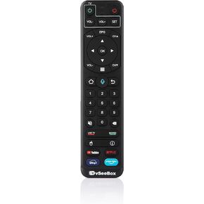 Genuine vSeeBox V2 Pro Bluetooth Voice Remote Control - Works for V1 / V2 / Elite/Max