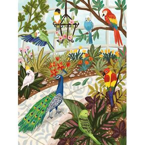 Ceaco - Olivia Gibbs - Joyful Aviary - 300 Oversized Piece Jigsaw Puzzle