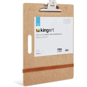 لوحة حمل رسم فنية من KINGART مقاس 13 بوصة × 17 بوصة - رائعة للاستخدام في الفصل الدراسي أو الاستوديو أو المجال in Saudi Arabia