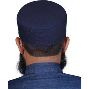 Crescent Thread Kufi Hats for Men Prayer Cap Syria Namaz Topi Cufe Kufe Premium Islamic Traditional Prayer Cap Skull Beanie