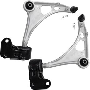 ASTARPRO - 2pc Front Lower Control Arms w/Ball Joints Assembly Replacement for 2016-2022 Honda Pilot 2019-2023 Honda Passport 2017-2023 Honda Ridgeline 2014-2020 Acura MDX