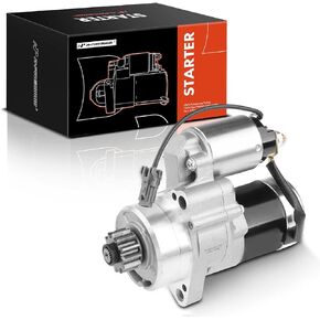 A-Premium Starter Motor Compatible with Infiniti QX4 2001-2003 3.5L & Nissan Pathfinder 2001-2004 3.5L, 12V 1.4KW 12 Teeth Clockwise, Replace# M000T50371, M000T50471, M000T50571, 23300-4W017