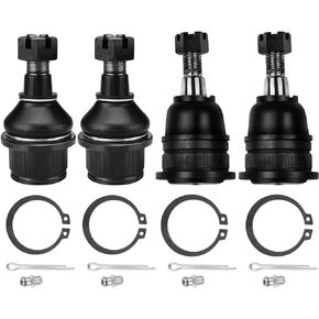 SCITOO 4pcs 2WD Front Suspension Kit Lower Upper Ball Joint Fit 2006-2008 For Dodge Ram 1500 2006-2010 For Dodge Ram 2500 Ram 3500