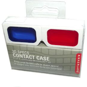 Kikkerland Contact Lens Case, 3D Specs