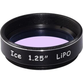 ICE 1.25" LiPo Didymium Optical Glass Filter for Telescope Broadband Light Pollution Reduction for Night Sky/Star