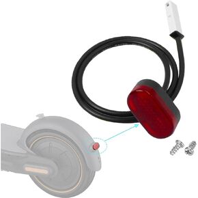 Rear Tail Light, Electric Scooter Light Stoplight for Sgeway Ninebot Max G30, Tail Stop Light, Brake Light, Tailing Kit for Ninebot Max G30P /G30LP, Taillight Replacement Part Accessory