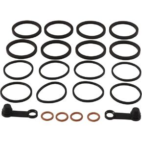 All Balls Racing 18-3111 Caliper Rebuild Kit Front Compatible with/Replacement For Suzuki GSX 1300 R Hayabusa 2013-2016, GSX-R1000 ABS, GSXR1300R Hayabusa, GSX-R600, GSXR750 2017, GSX-S 1000 2016