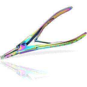 AAProTools Rainbow Color Reverse Action Bow Opening Pliers Perfect for Opening Jump Rings and Closed Loops