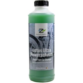 nextzett Lotus Ultra Power Foam Shampoo; Snow Foam; pH Neutral Car Wash Shampoo; Gentle on Sealants and Coatings (33.8 fl oz / 1 Liter),Green