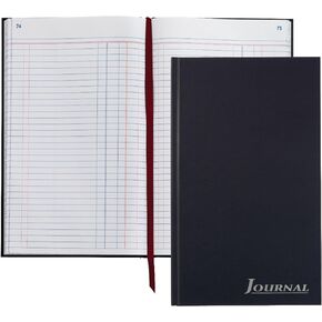 Adams Journal, Hard Bound Textured Cover, 7.5 x 12.25 Inches, 150 Acid Free Pages, Navy (ARB712J1M), Navy