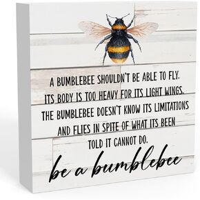 Summer Decor, Summer Decorations for Home, Summer Decorations for Office, Summer Decorations, Rustic Positive Quote Sign, 5 x 5 In