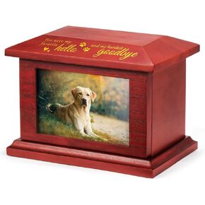 تي جيه. جرار الحيوانات الأليفة من موري لرماد الكلاب، هدايا تذكارية لفقدان القطط، جرة حرق خشبية مخصصة مع إطار للصور، صندوق ذاكرة تذكاري مع حقيبة فلانيل سوداء للحيوانات الأليفة بوزن يصل إلى 100 رطل in Kuwait