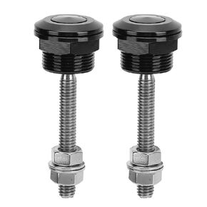 Hood Pins 2Pcs Quick Release Hood Bonnet Pins Aluminum Car Quick Latch Hood Pins Universal Bumper Quick Release Latch Fastener Push Button Bonnet (22mm)
