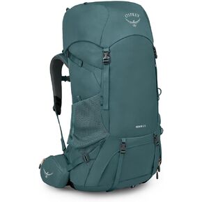 Osprey Renn 65L Women's Backpacking Backpack, Cascade Blue/Melon Orange, Extended Fit
