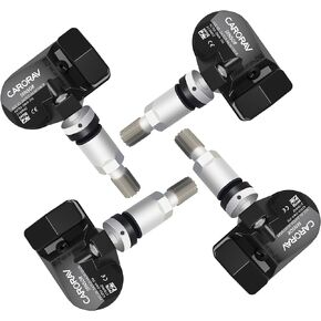 TPMS Sensor, 4-Pack Tire Pressure Sensor Fit for 2008-2012 Honda Accord,2007-2011 Honda CR-V,2008 Honda Fit,2008-2009 Honda S2000,315MHz OE Replaces# 42753SWA316 42753SWA315 42753S2A325