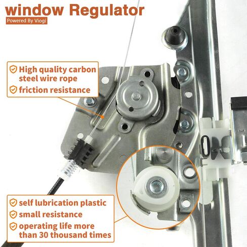741-444 Rear Driver Side Power Window Regulator with Motor for 2007-2014 Cadillac Escalade/Chevy Silverado Suburban Avalanche Cheyenne/Sierra Yukon in Saudi Arabia