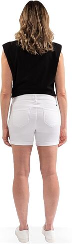 1822 Denim Women's Curvy 5" Rolled High-Rise Re:Denim Shorts in Saudi Arabia